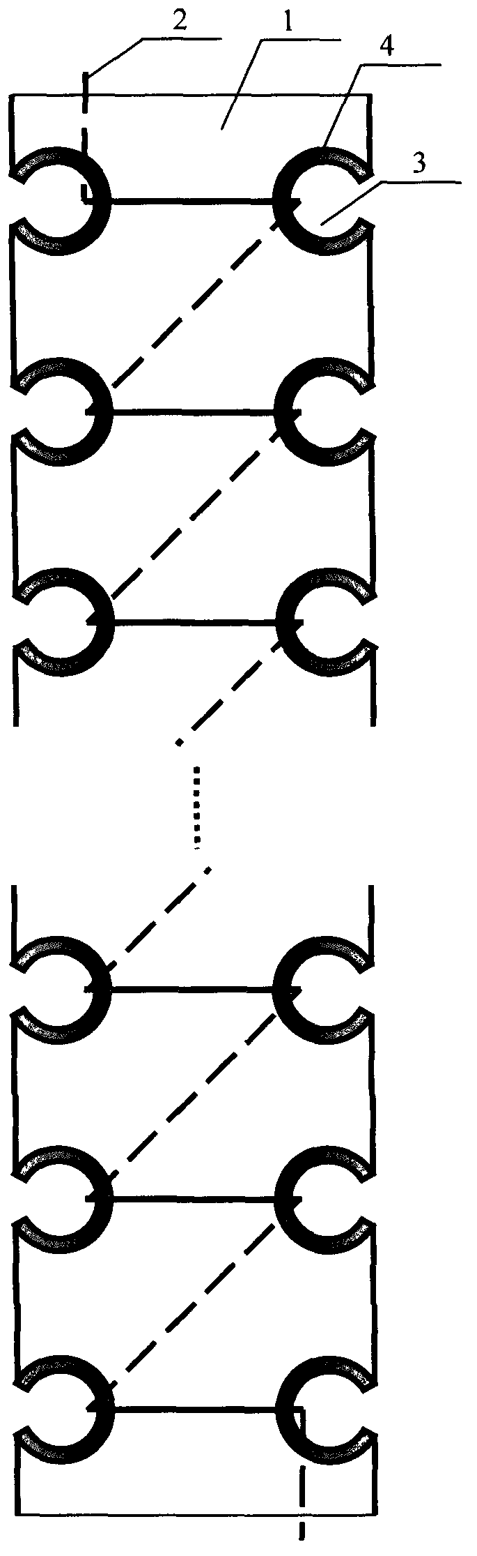 Single electronic detonator bridge wire and production method thereof