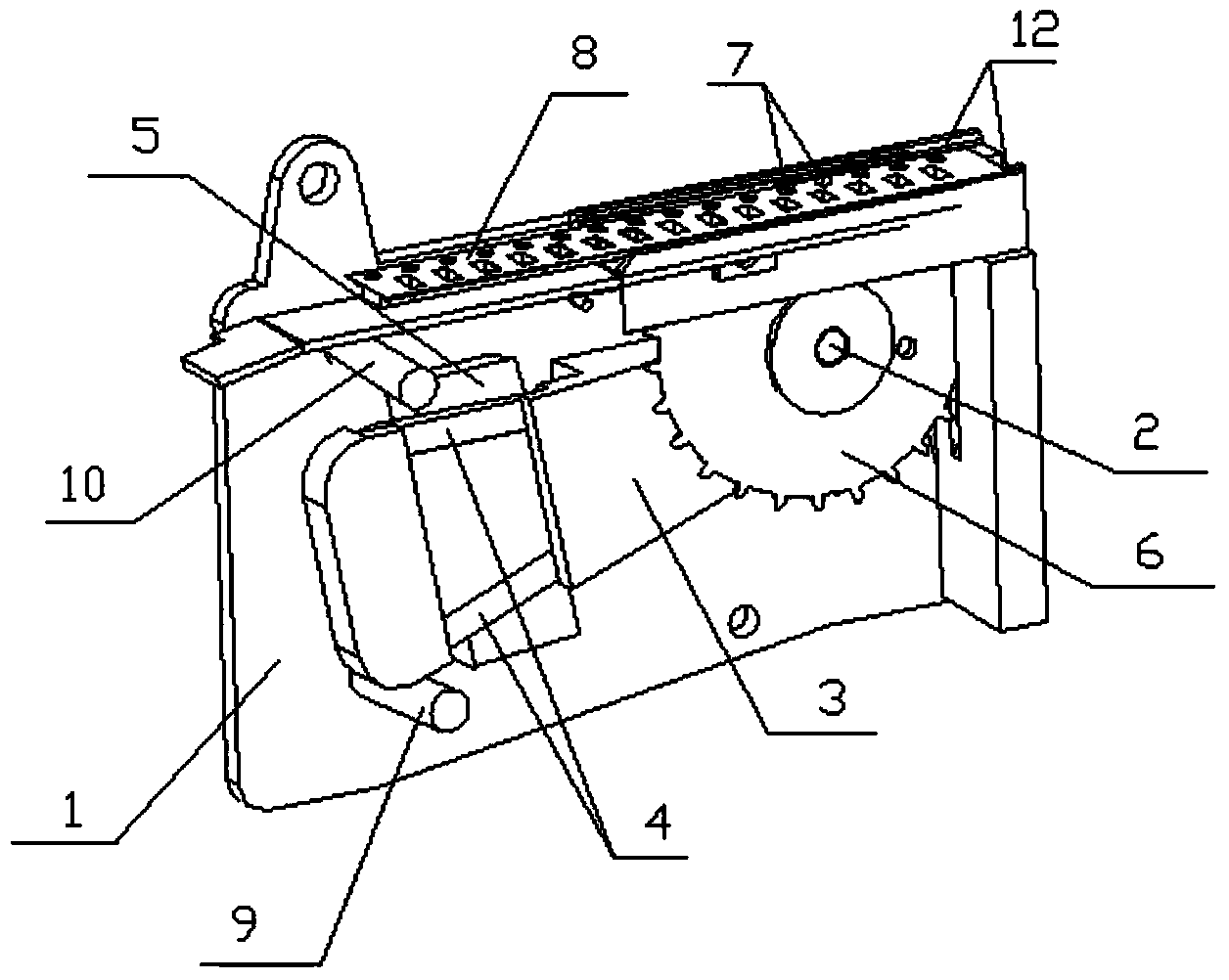 Material belt charging device of chip mounter