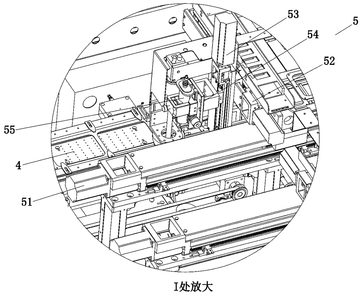Full-automatic double-track glue dispensing machine and glue dispensing process thereof