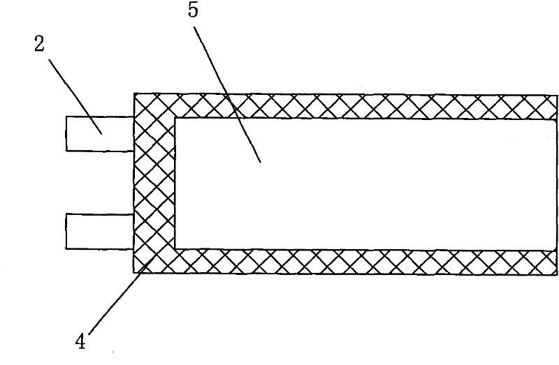Lithium ion battery structure and preparation method thereof