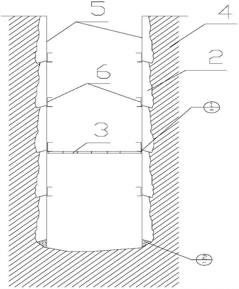 In-situ cast-in-place concrete stubble on shaft wall and its supporting formwork device and construction method