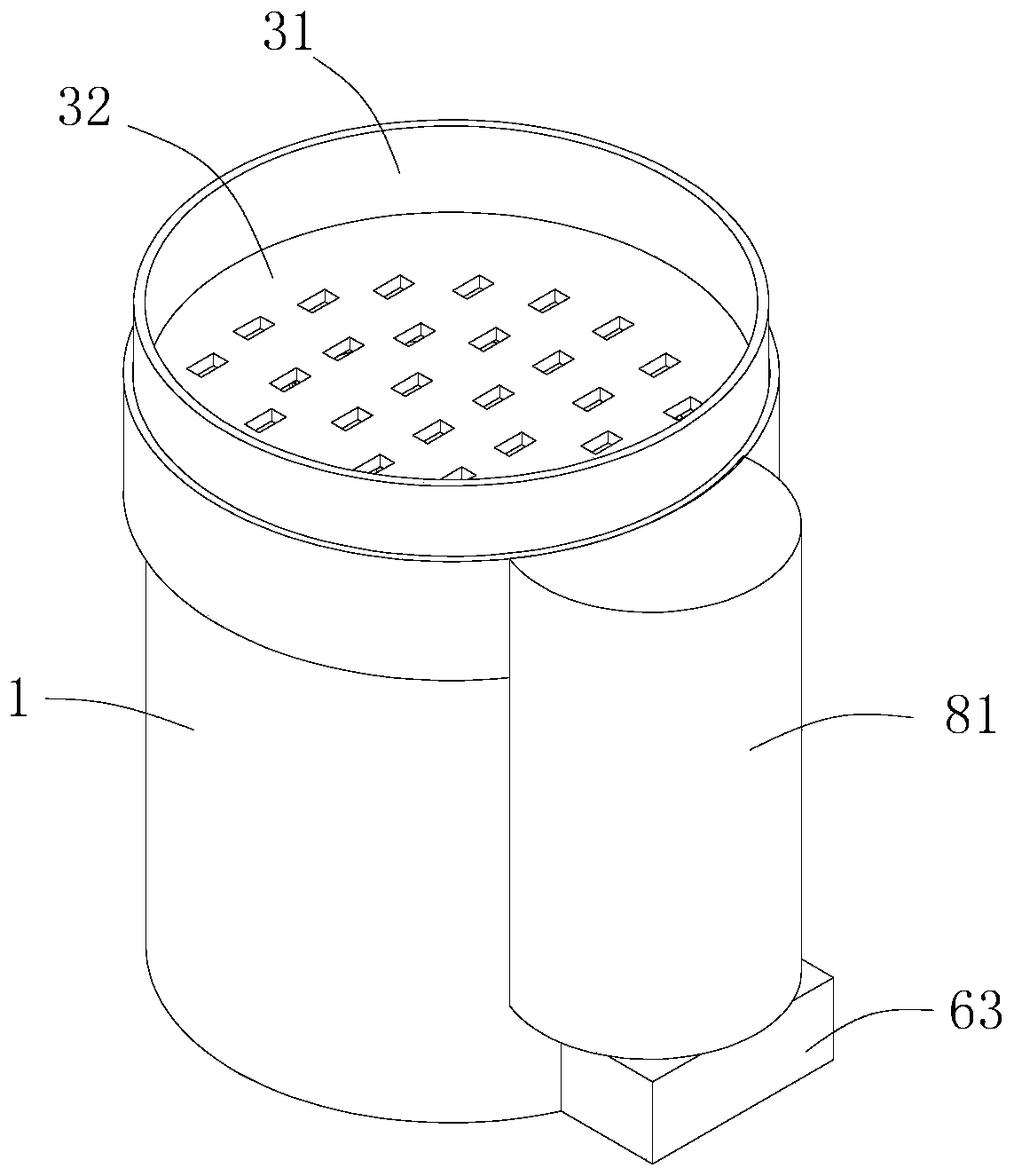 Orthopaedic surgical assistant device for bone block processing