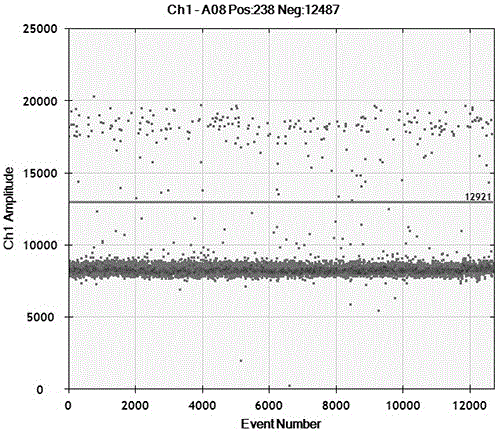 MiRNA-21 [micro-RNA (ribonucleic acid)-21] detection reagent kit on basis of digital PCR (polymerase chain reaction) platforms and application of miRNA-21 detection reagent kit