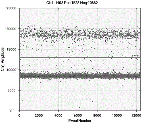 MiRNA-21 [micro-RNA (ribonucleic acid)-21] detection reagent kit on basis of digital PCR (polymerase chain reaction) platforms and application of miRNA-21 detection reagent kit