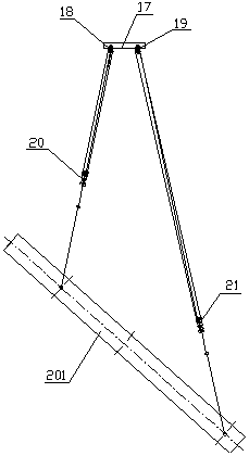 Floating rear shelving single jib crane