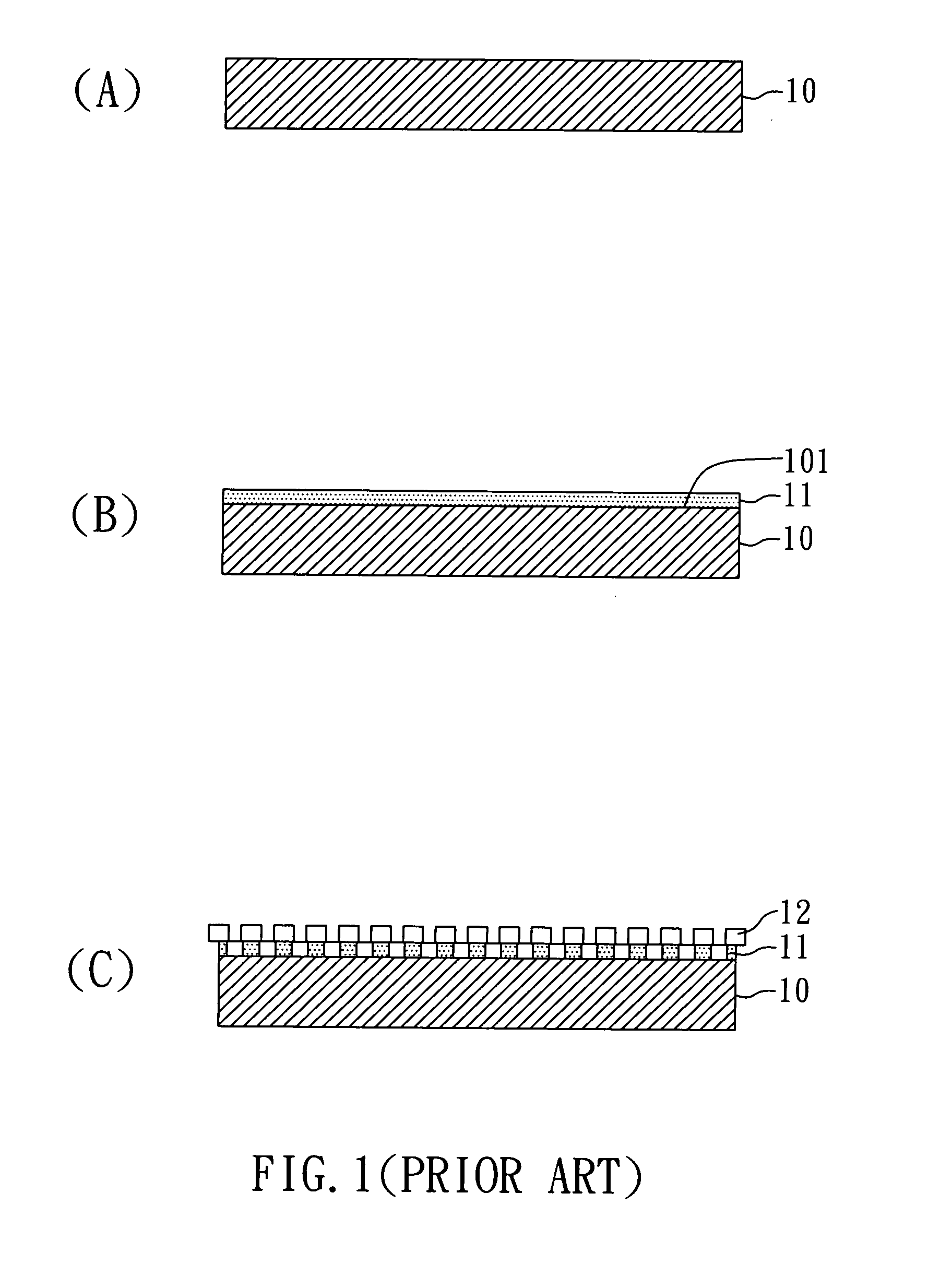 Method for preparing substrate with periodical structure