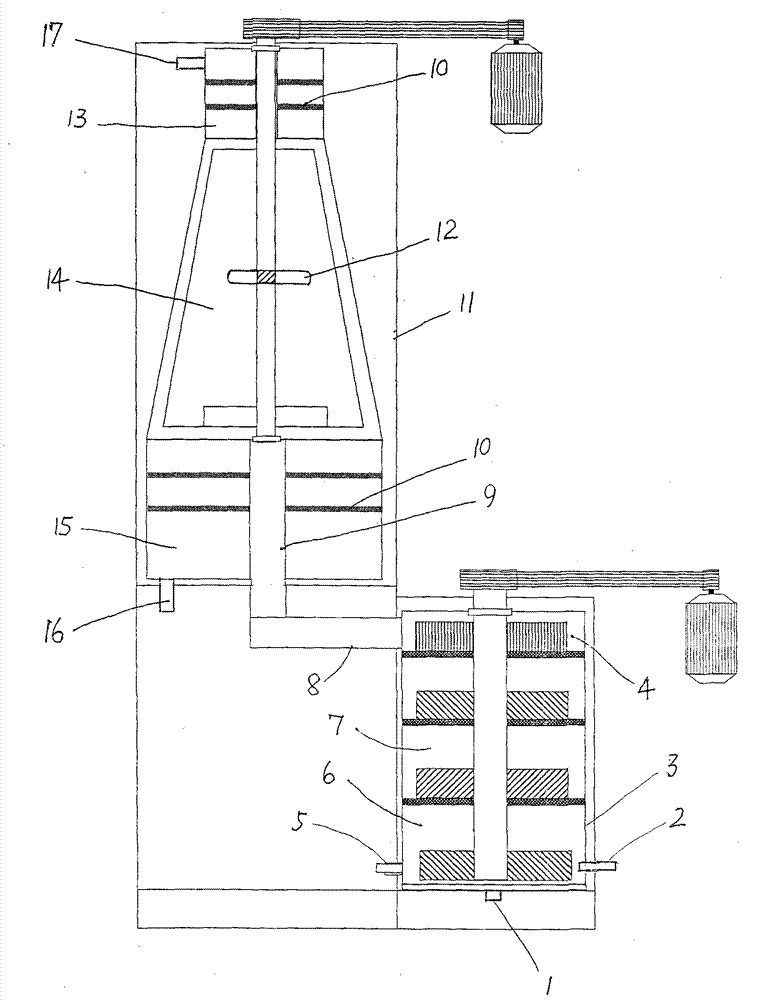 Extraction and back-extraction device