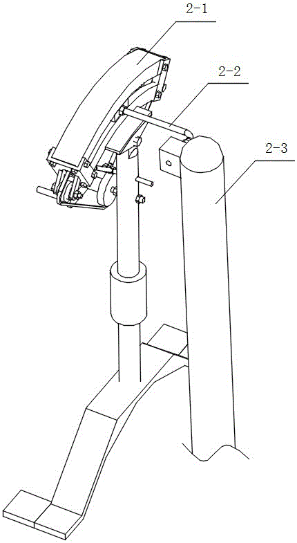 Device for measuring driving rod displacement