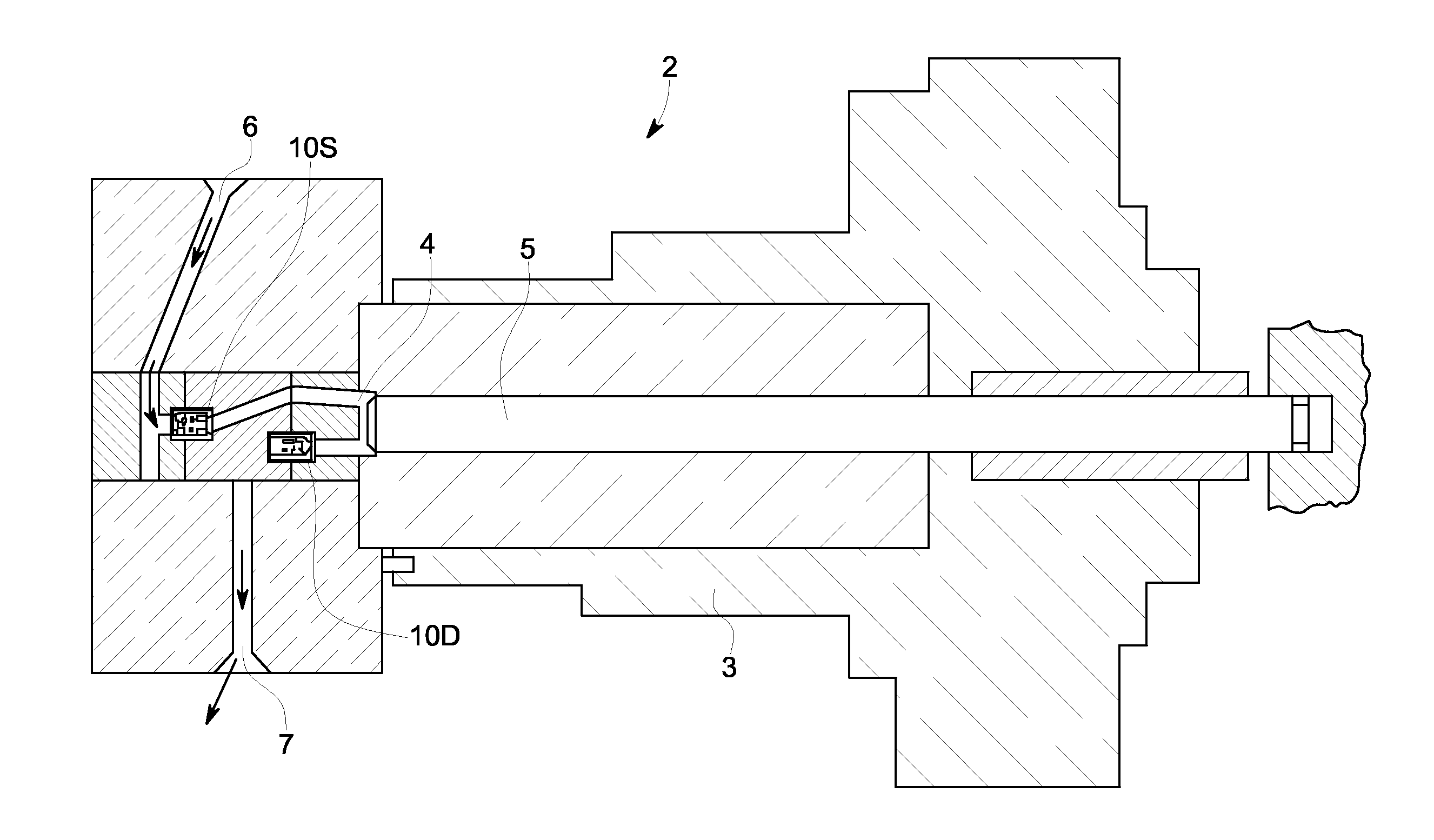 Differential pressure valve with parallel biasing springs and method for reducing spring surge