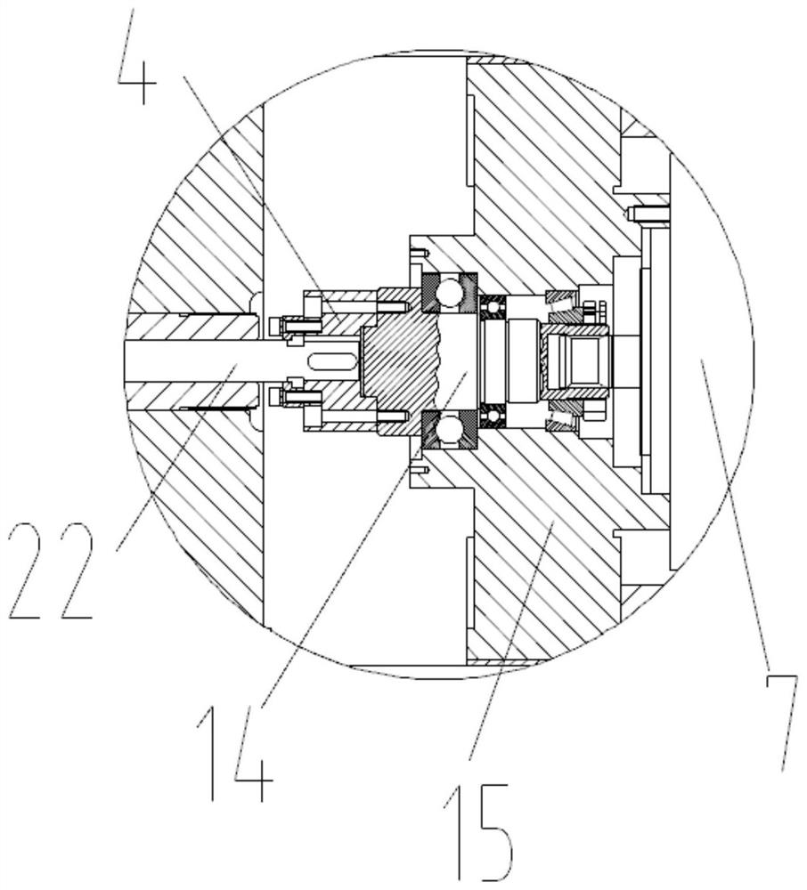 Single-cylinder injection molding machine with one-line pre-molding motor arranged in middle