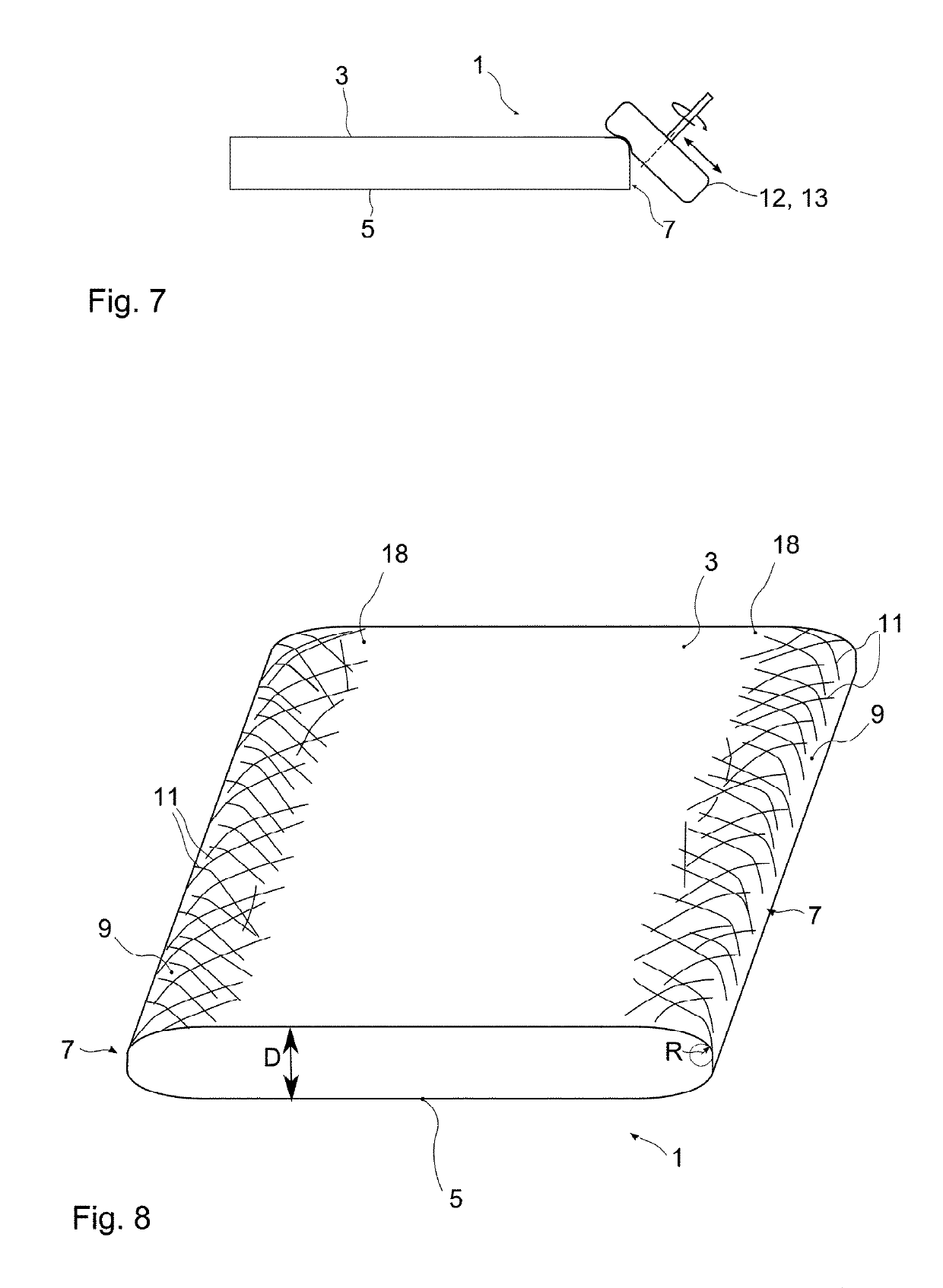 Sheet glass product with increased edge strength and method for producing same