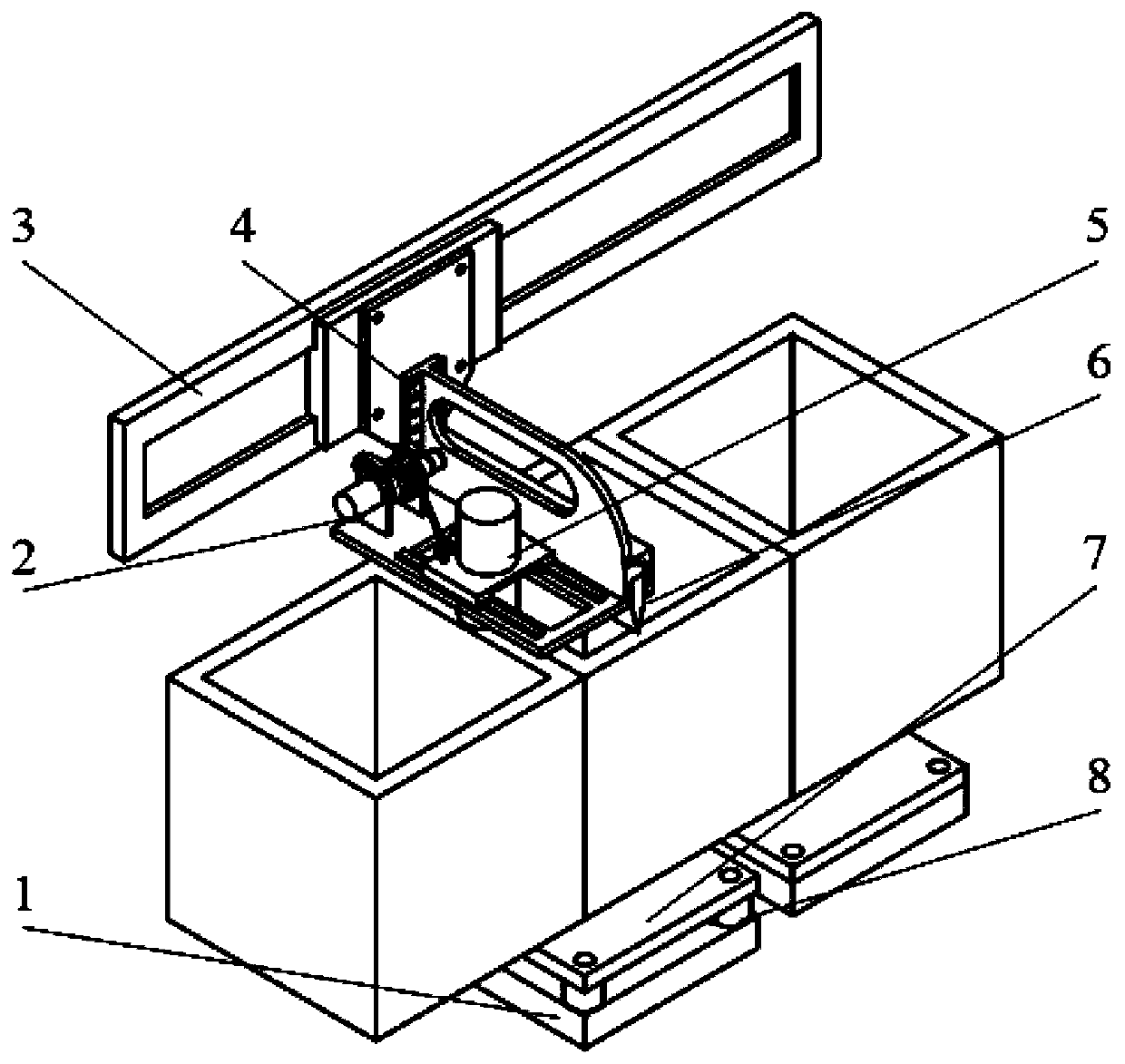 An automatic leveling device for sls metal 3d printer