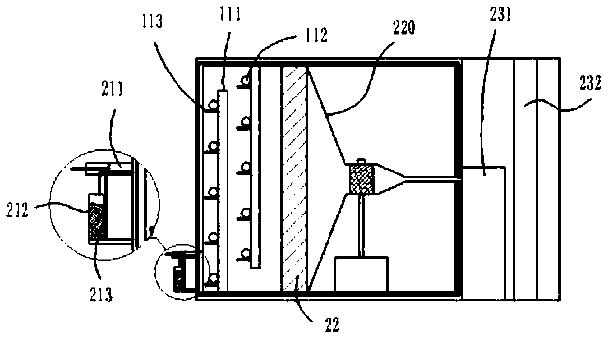 Multiple-effect purification device for animal manure methane gas