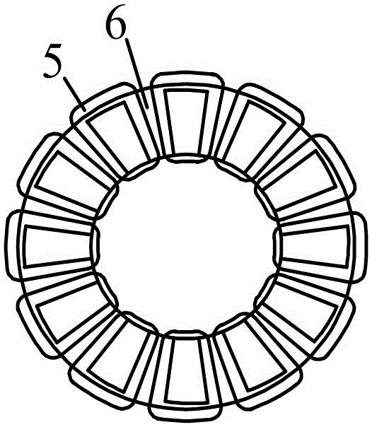 Aviation internal type permanent magnetism starting generator