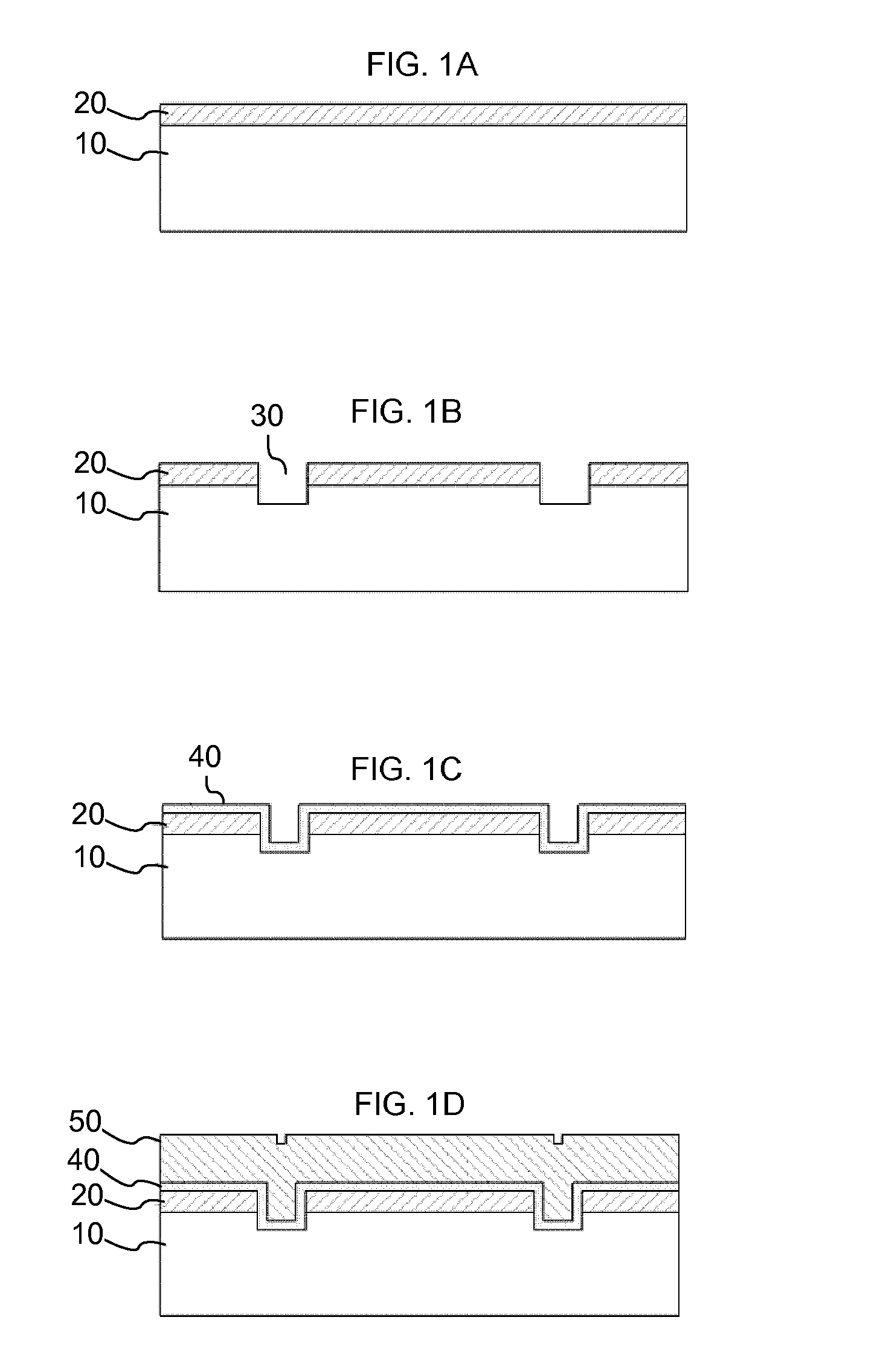 Fabrication method of two-terminal semiconductor component using trench technology
