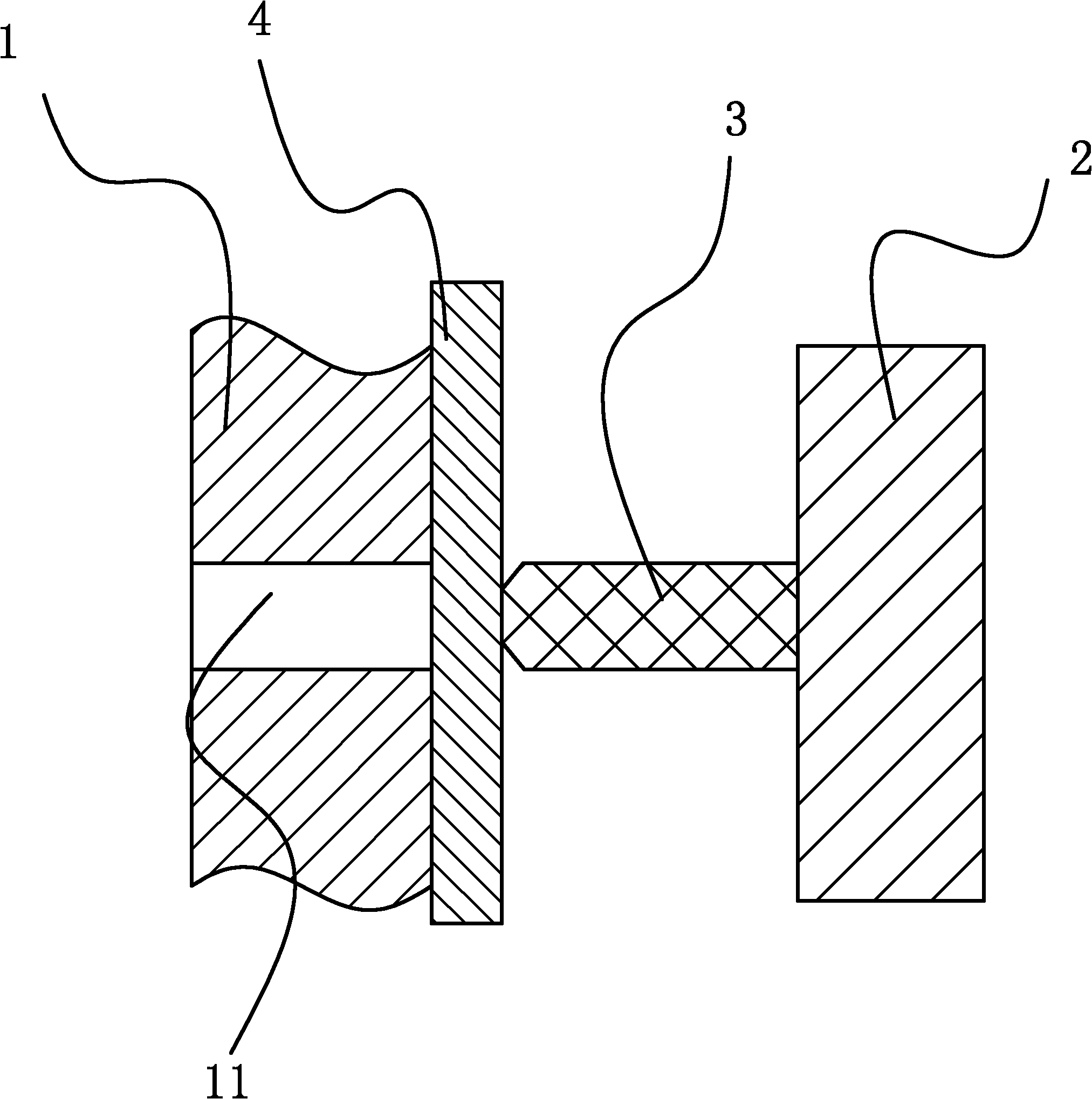 Method for rapidly making CH hole in manufacturing process of stamping die and device thereof