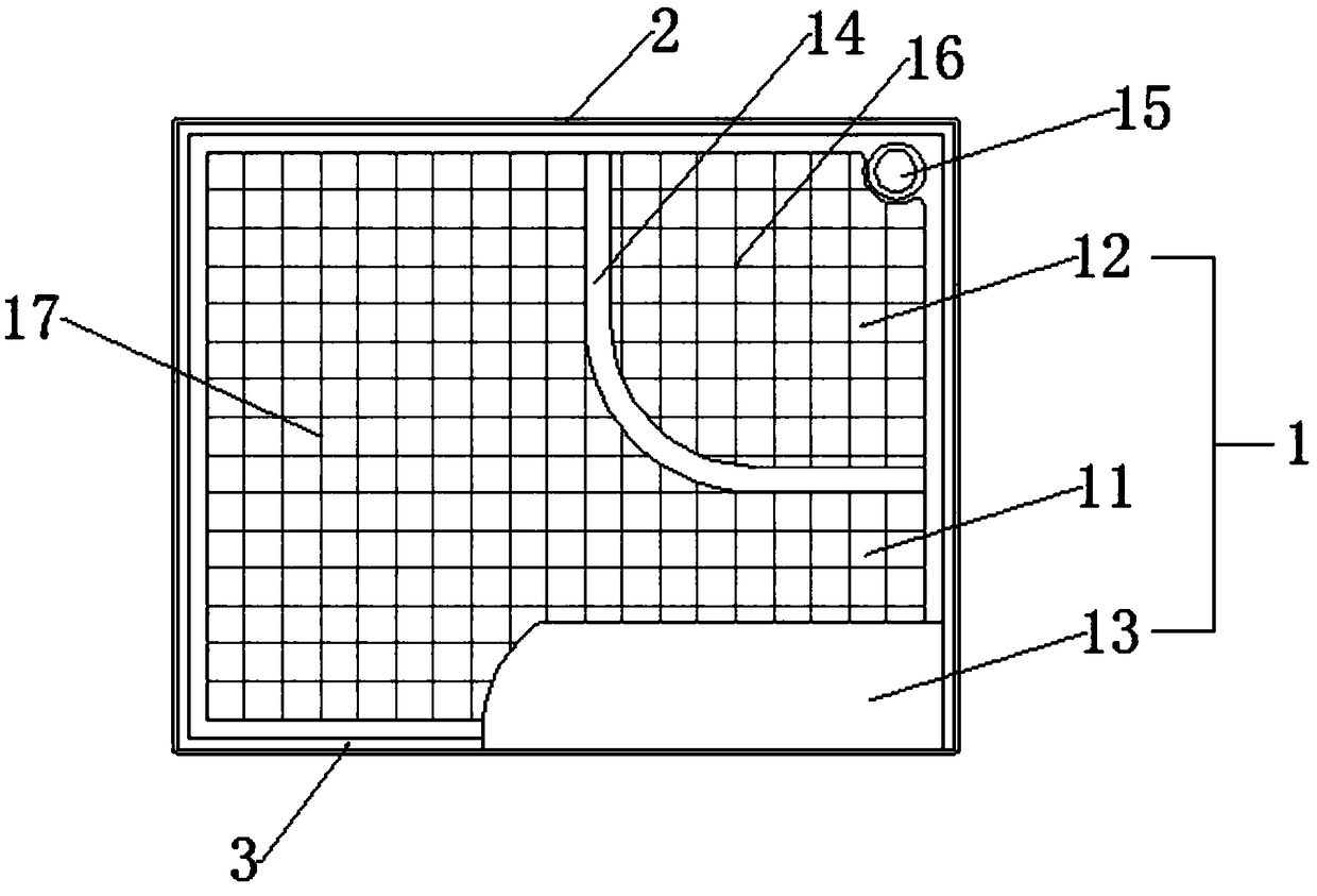 Shower bottom tray