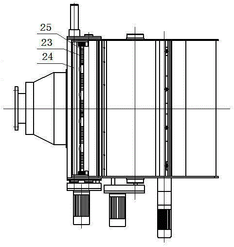 A magnetic roller filter