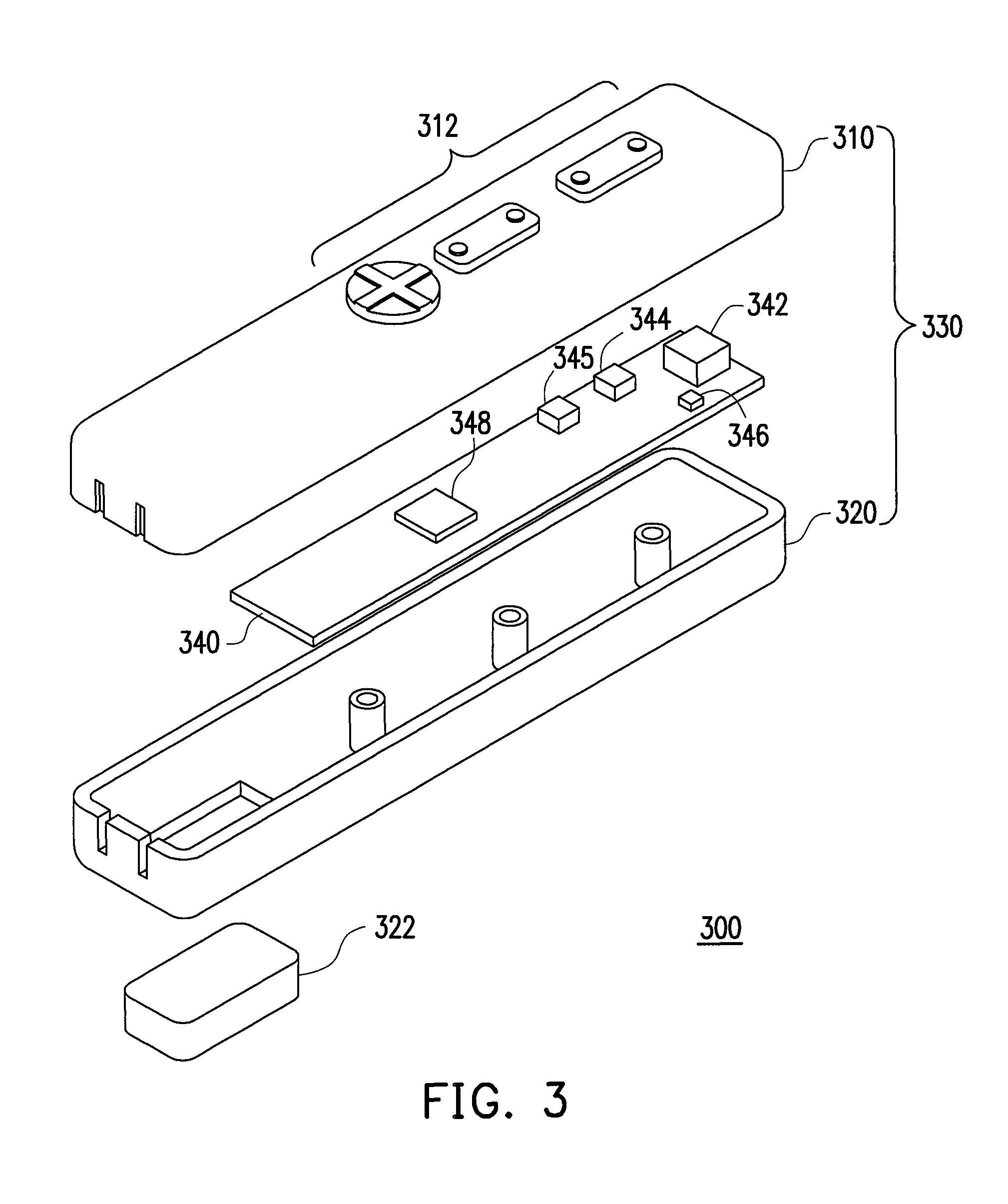 3D pointing device and method for compensating rotations of the 3D pointing device thereof