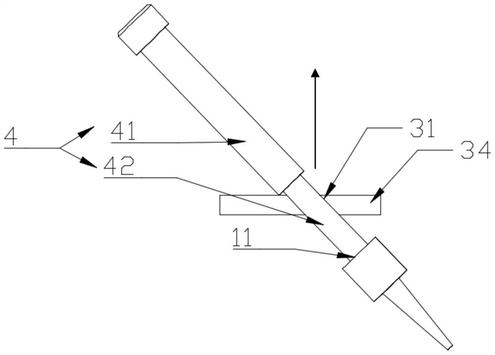 Inertia block screening mechanism