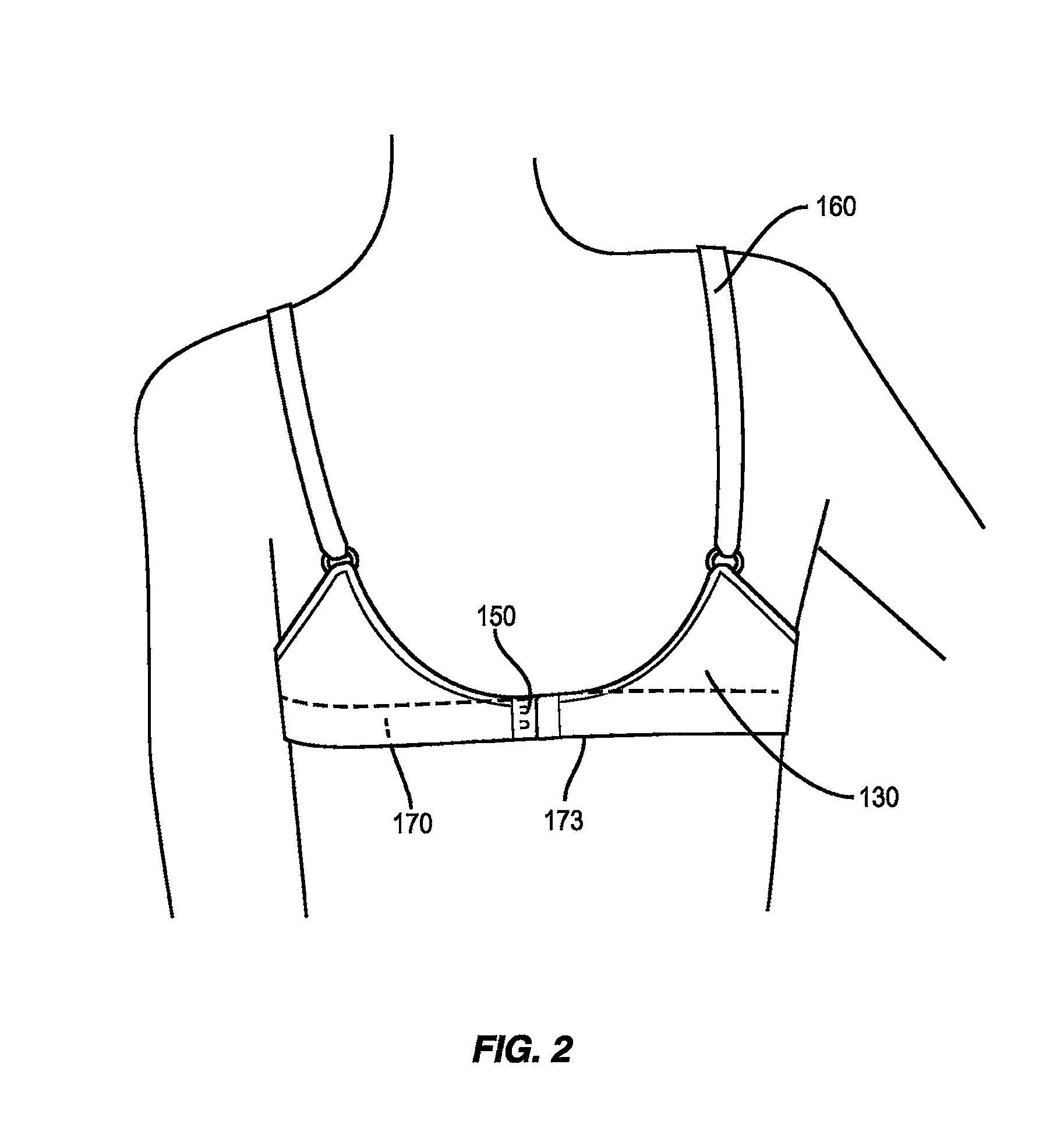 Upper and lower torso garments having an improved band