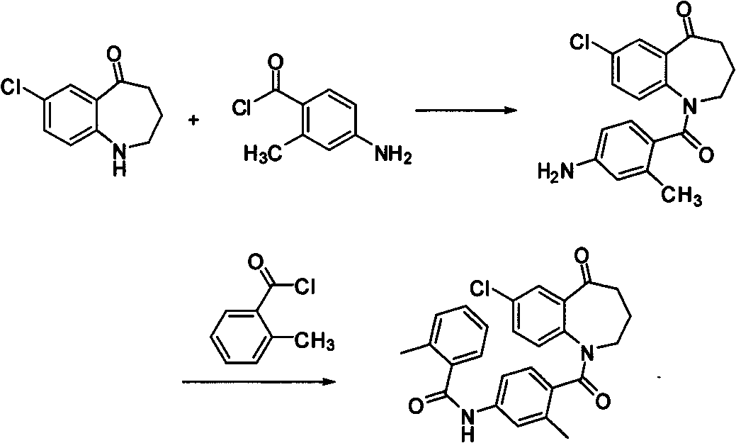 Method for preparing 7-chloro-2,3,4,5-tetrahydro-1H-1-benzoazepine-2,5-diketone