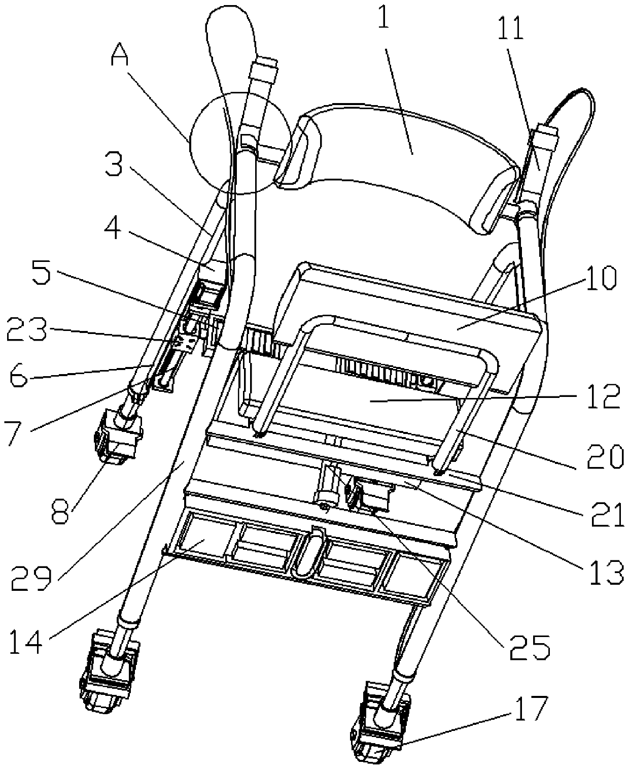 Multifunctional aged helping and walking assisting robot with intelligent voice interactions