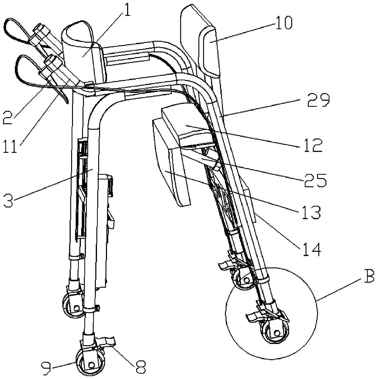 Multifunctional aged helping and walking assisting robot with intelligent voice interactions