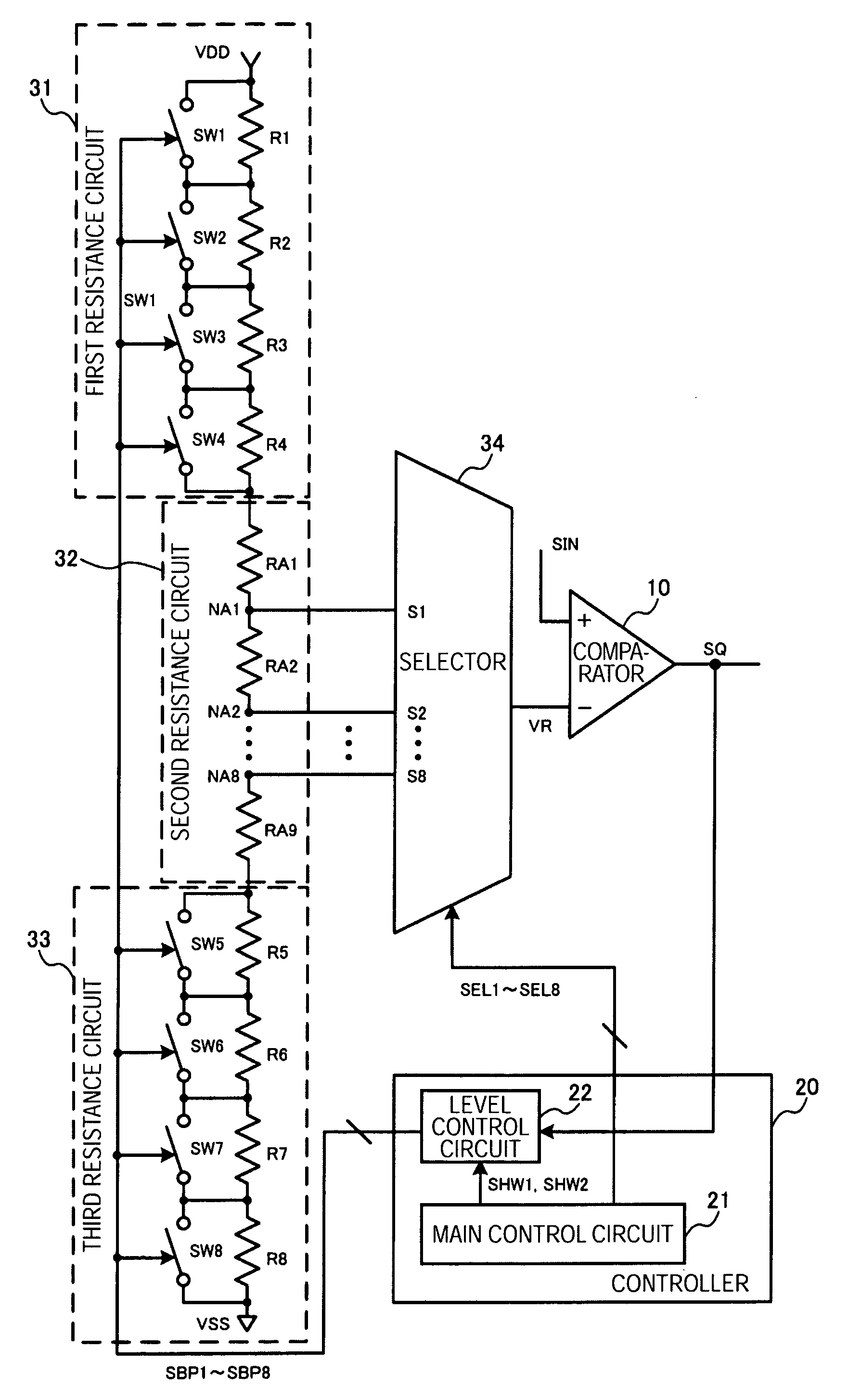 Comparison circuit, integrated circuit device and electronic apparatus