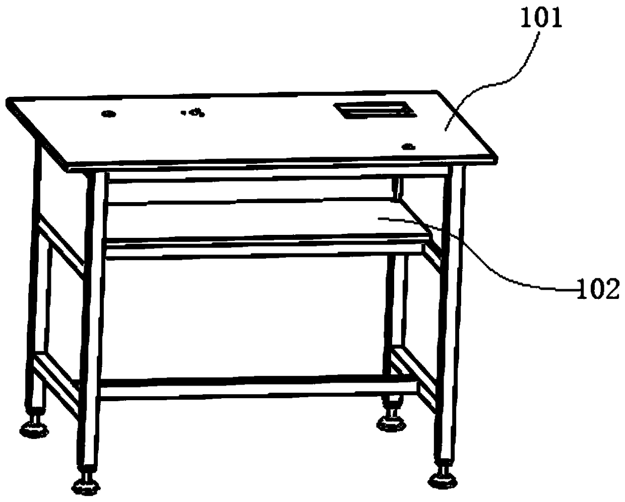 A permanent magnet servo motor sticky magnet steel gluing device and gluing method