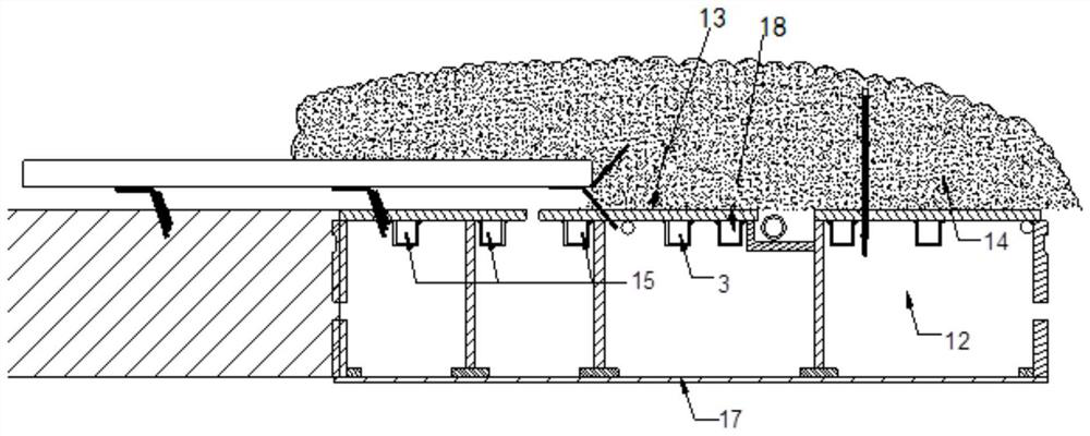 Steel pipe piece device for freezing soil around tail of shield tunneling machine and construction method of steel pipe piece device