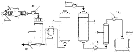Manufacturing method of pre-proposed filtering and pressure type backwashing water purifier