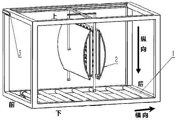 Full-automatic suspended clothes scrubbing machine