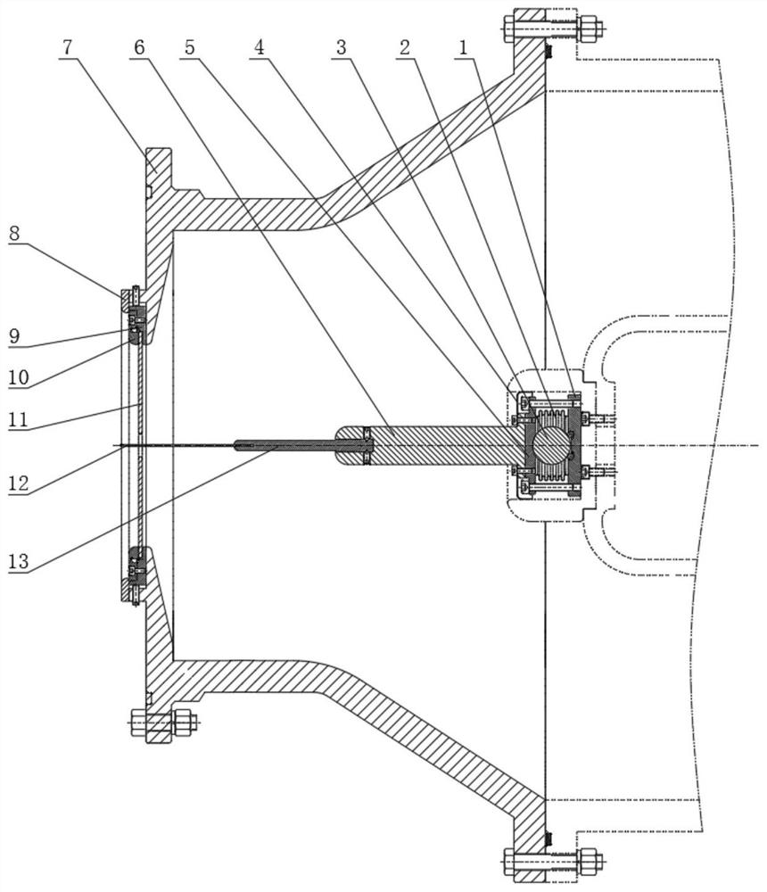 Concentricity adjusting mechanism, rod pinch diode, adjusting method and application