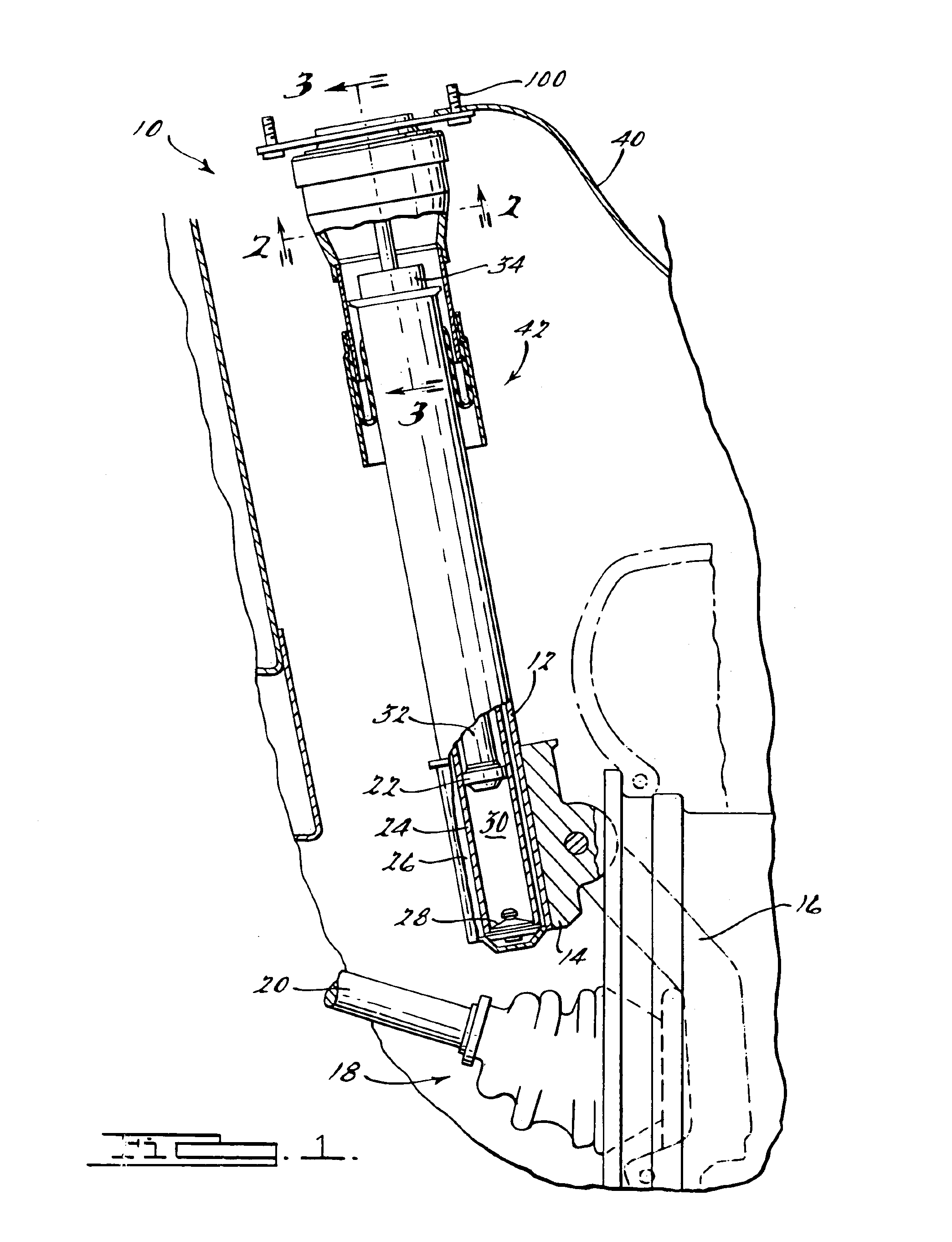 Upper shock mount isolator with integral air spring housing pivot bearing