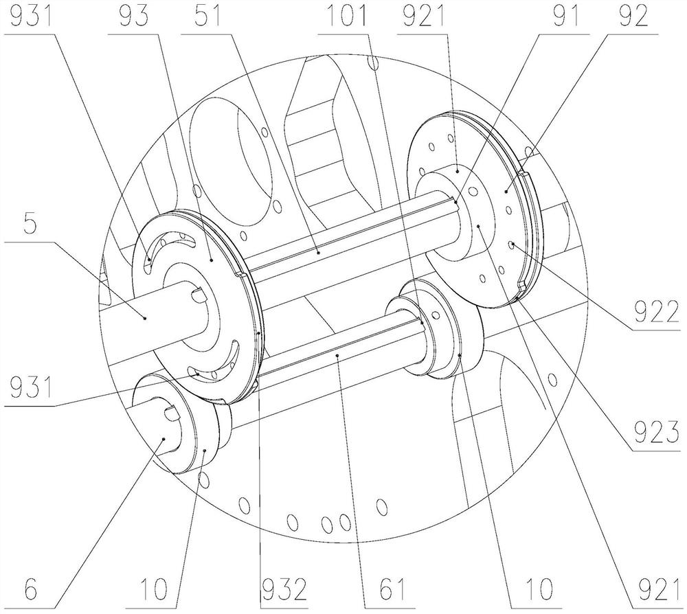 Separation traction device