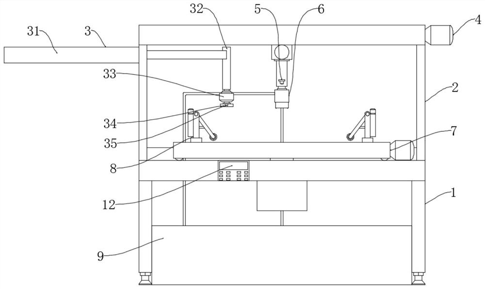 Plastic cutting equipment with positioning function for plastic machinery