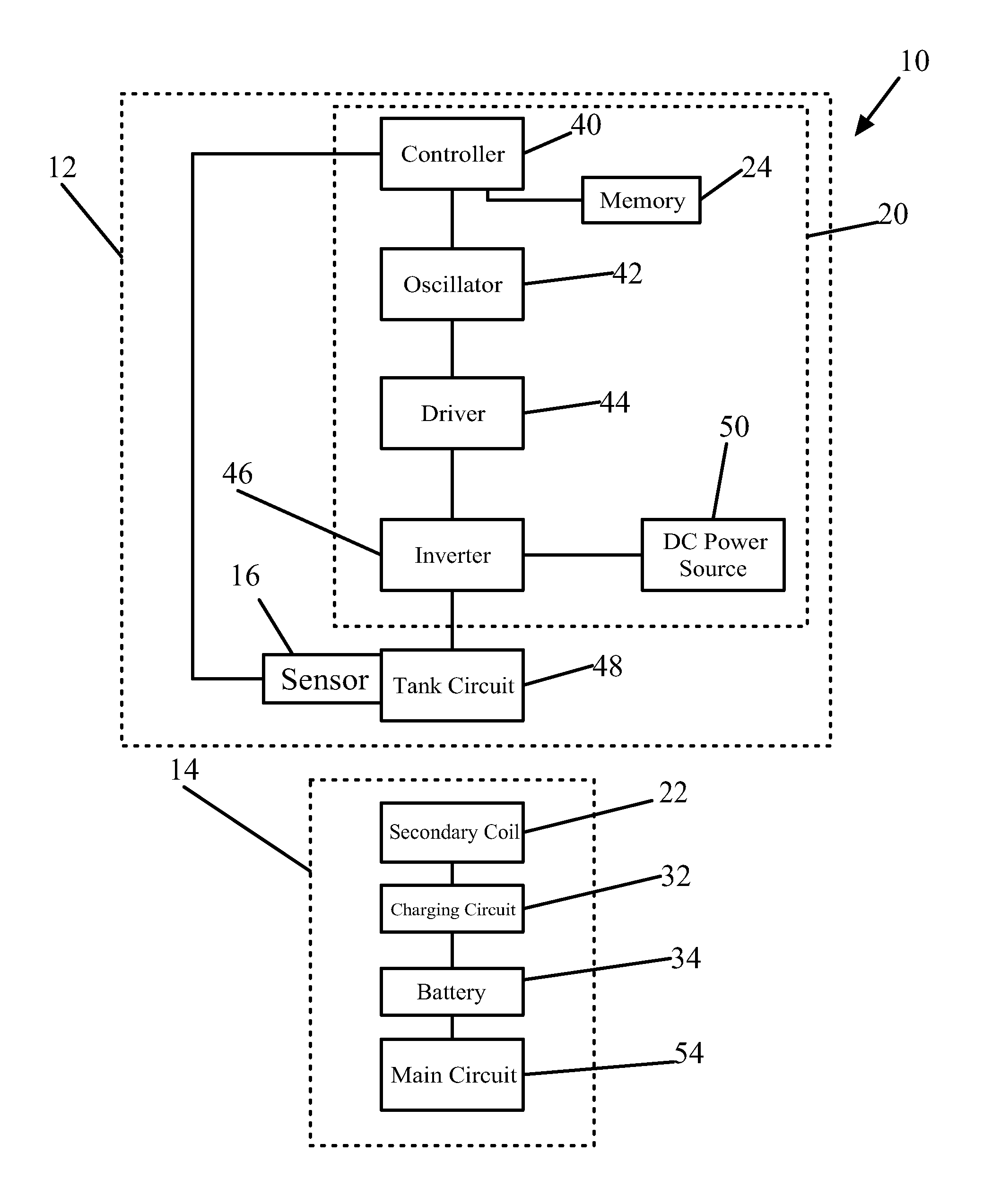 Inductive power supply with device identification