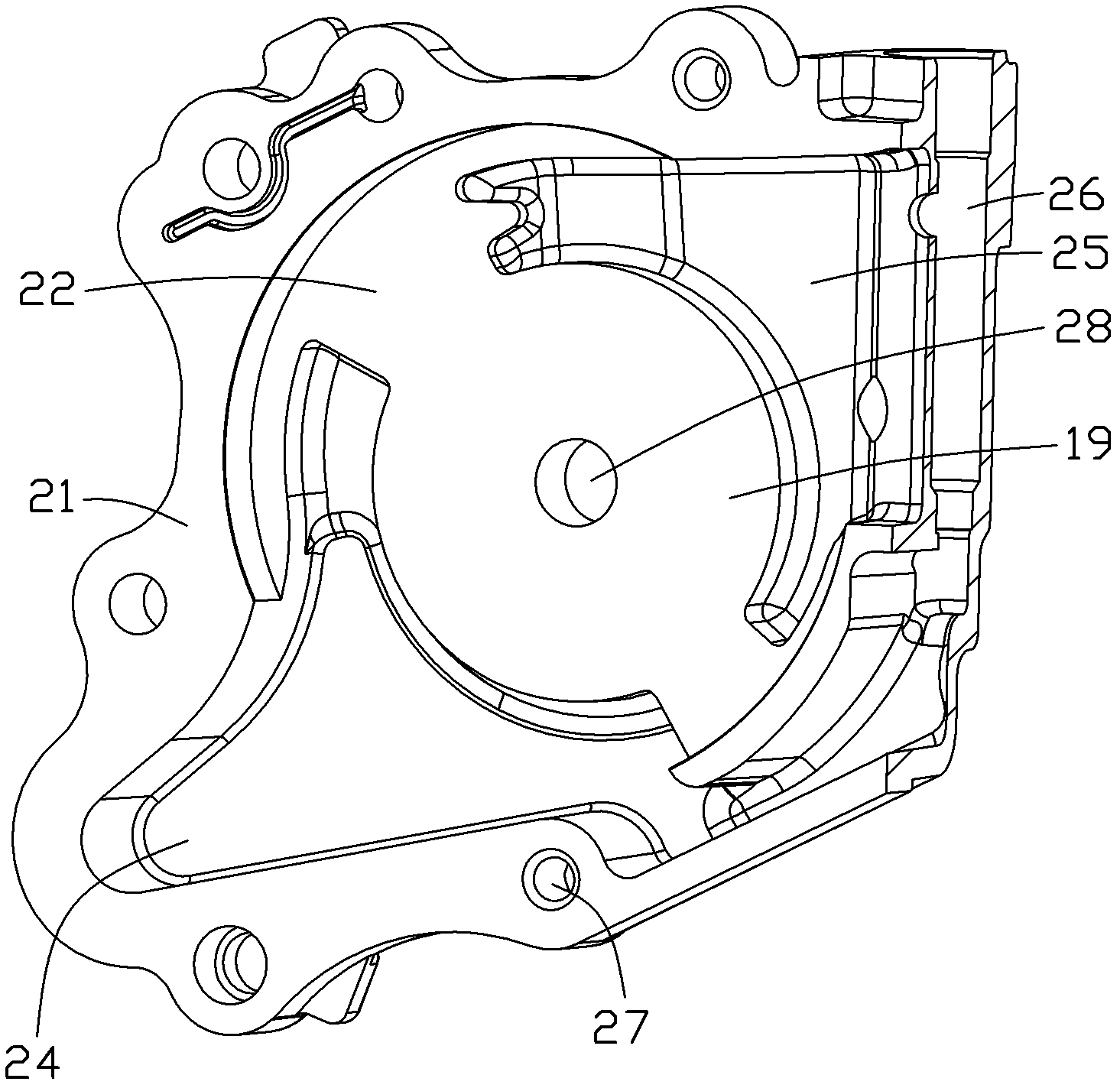 Variable displacement rotor oil pump