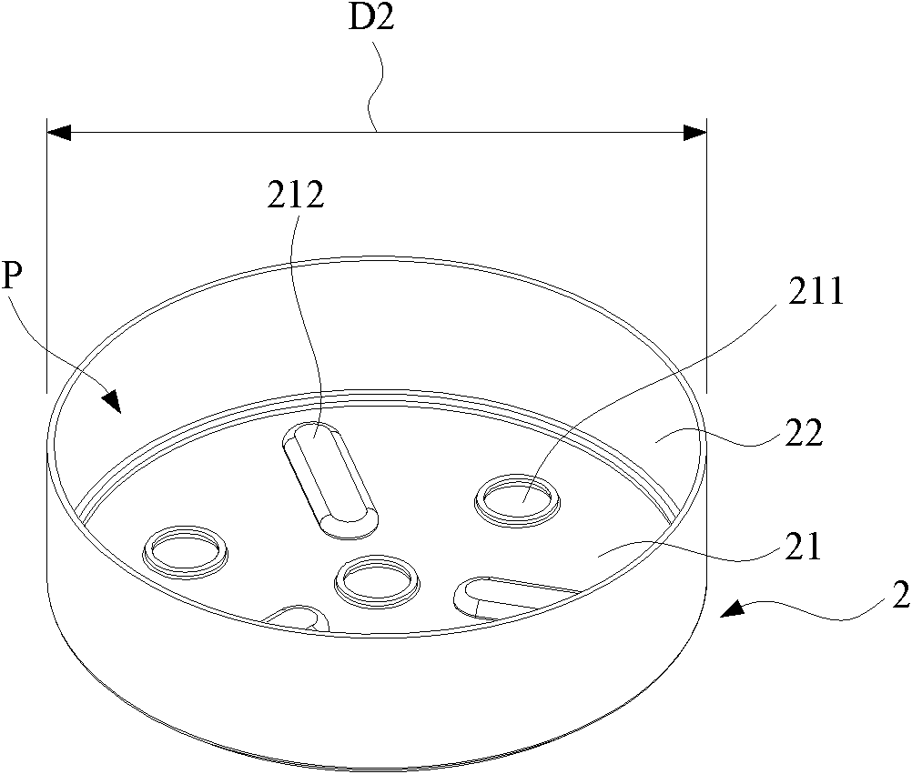 Storage tank provided with partition chamber structure