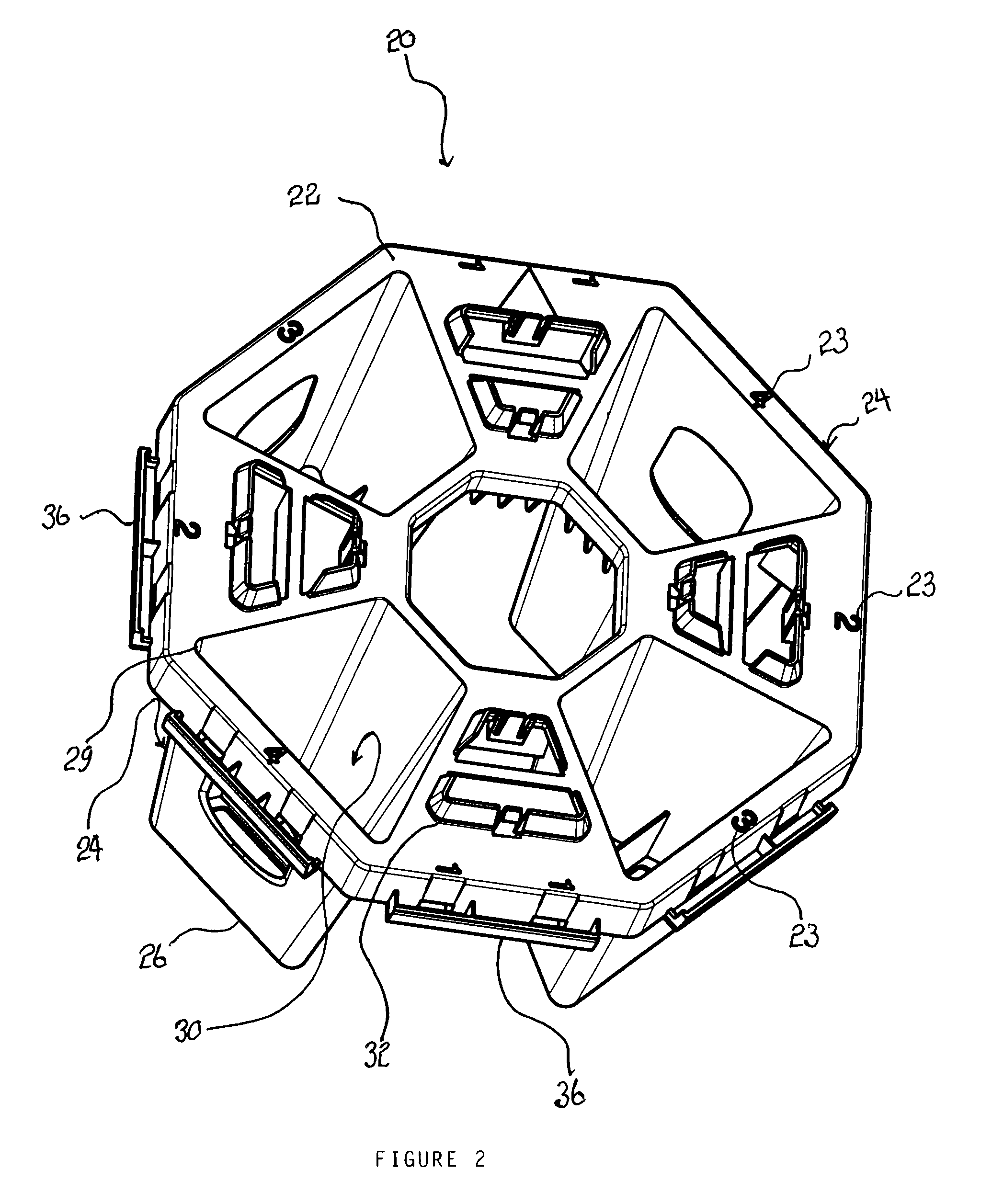 Modulated structural cell for supporting a tree root network