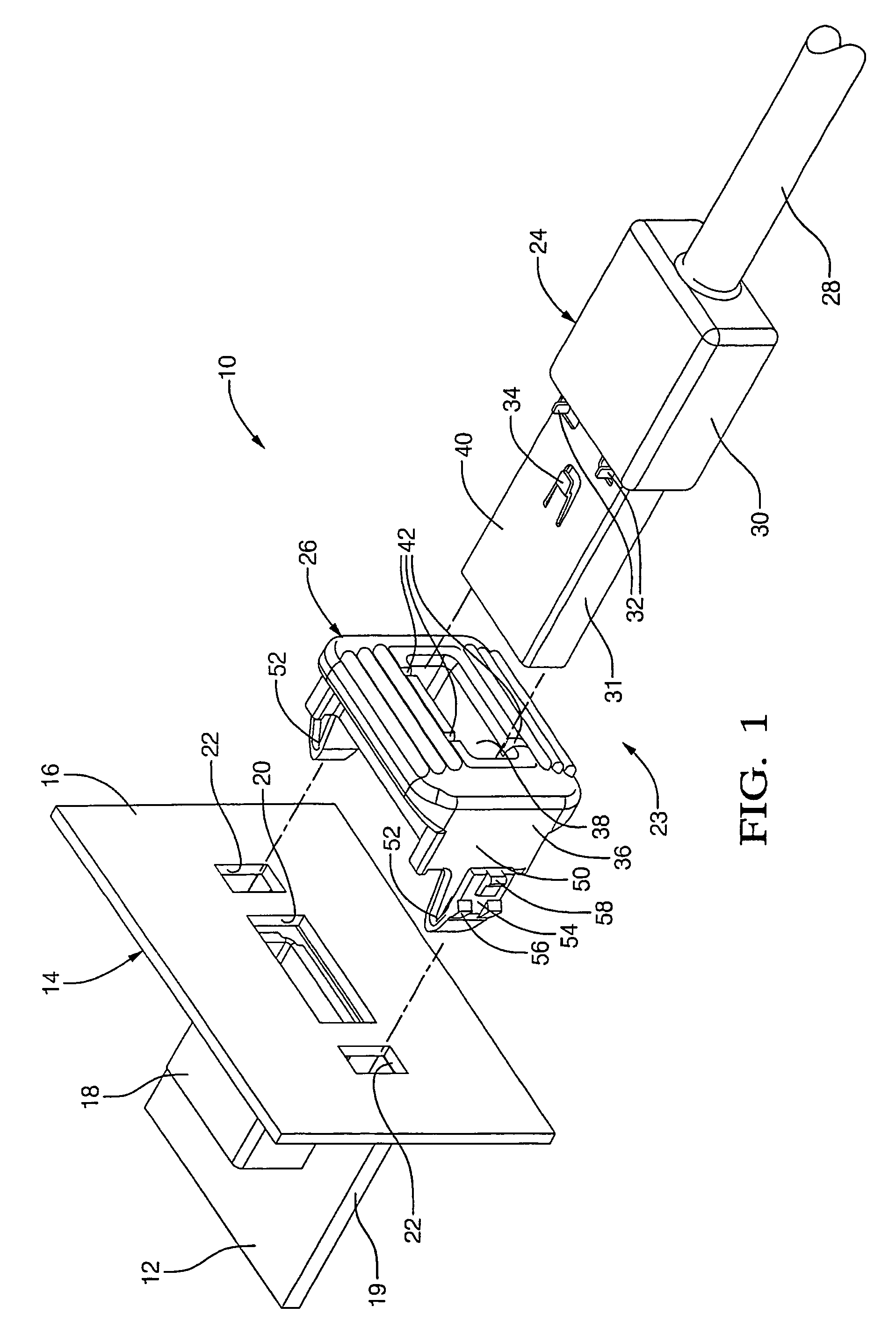 Positive lock piece and electrical connector assembly equipped with same