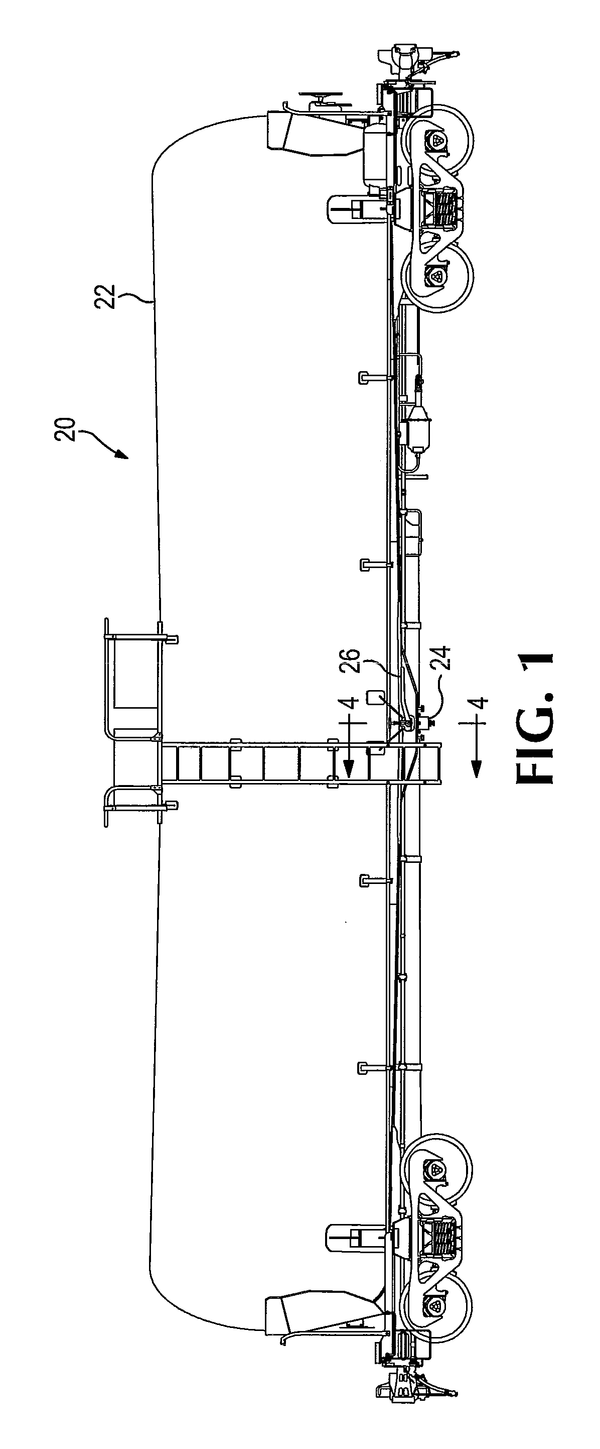 Operating mechanism for tank car bottom valve