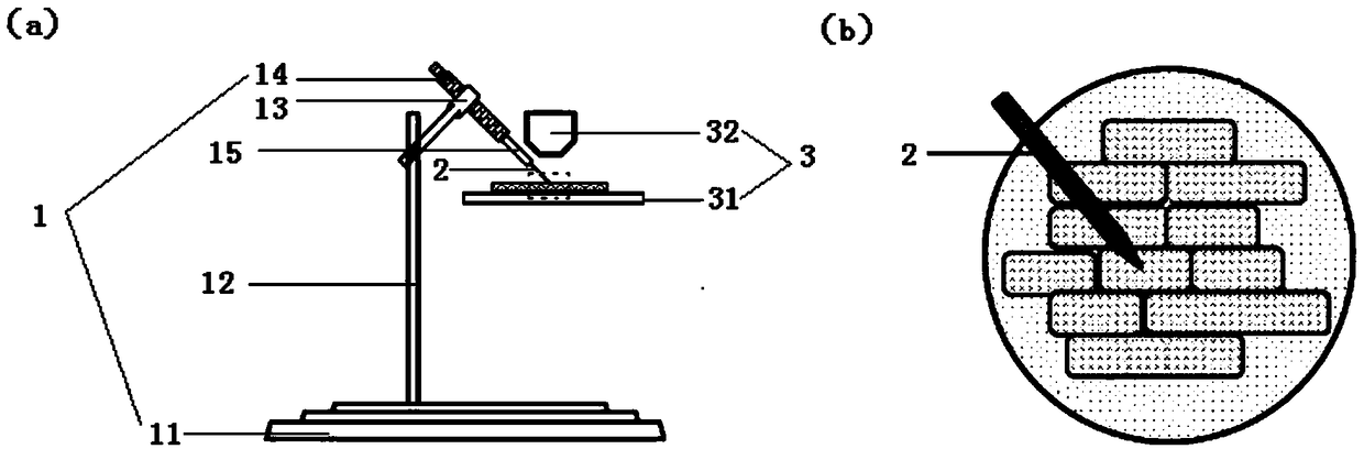 A single cell sampling device and sampling method based on a porous metal enrichment probe