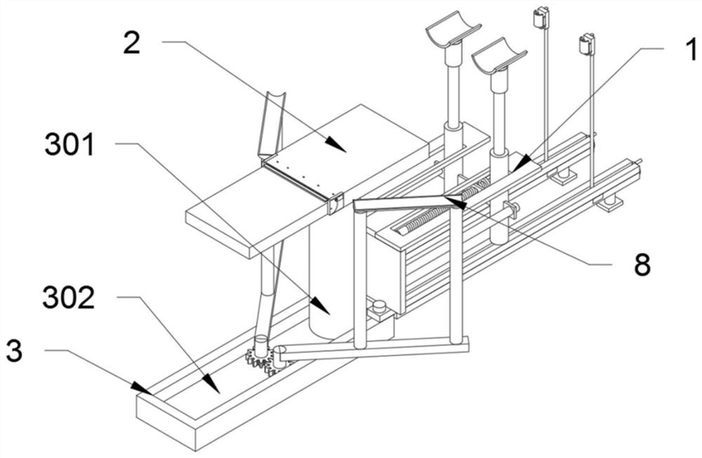 Adjustable orthopedic traction frame for medical orthopedics department