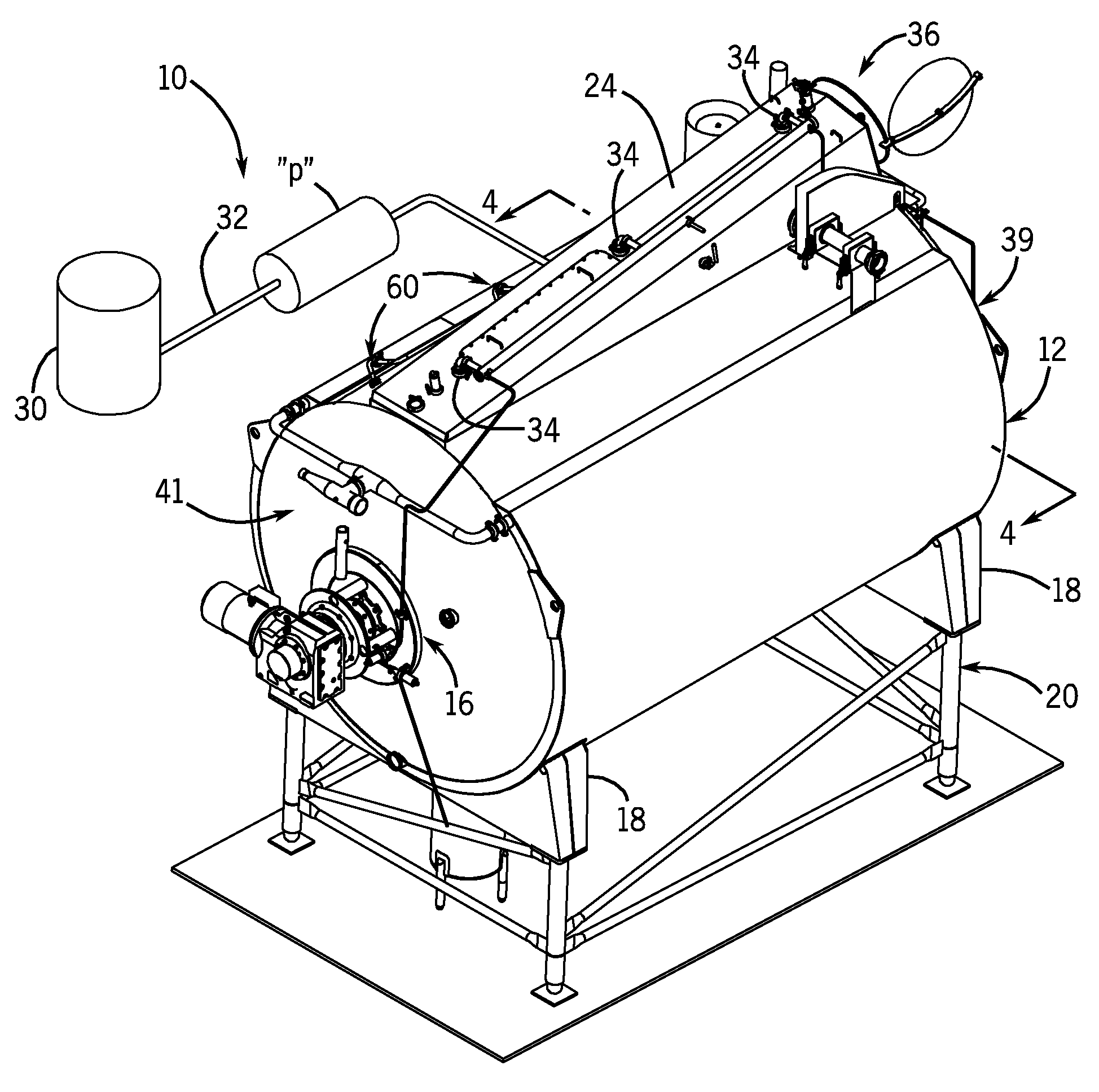 Cheese vat having adjustable shaft seal assembly