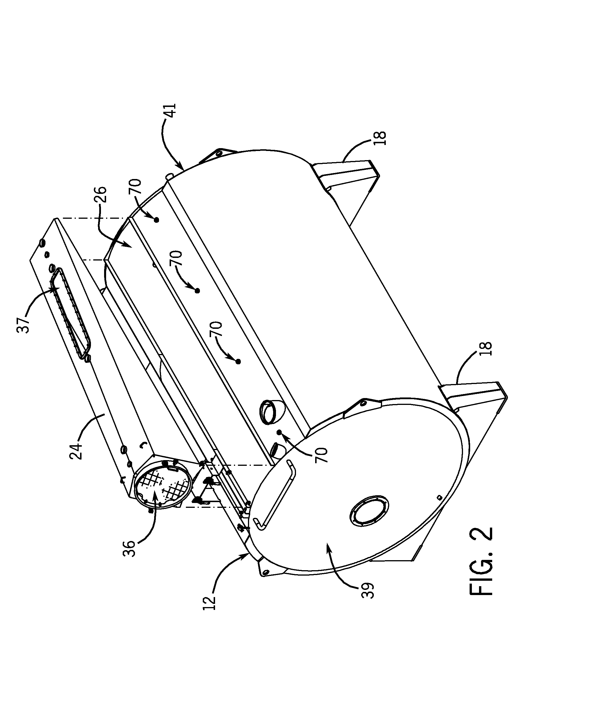 Cheese vat having adjustable shaft seal assembly