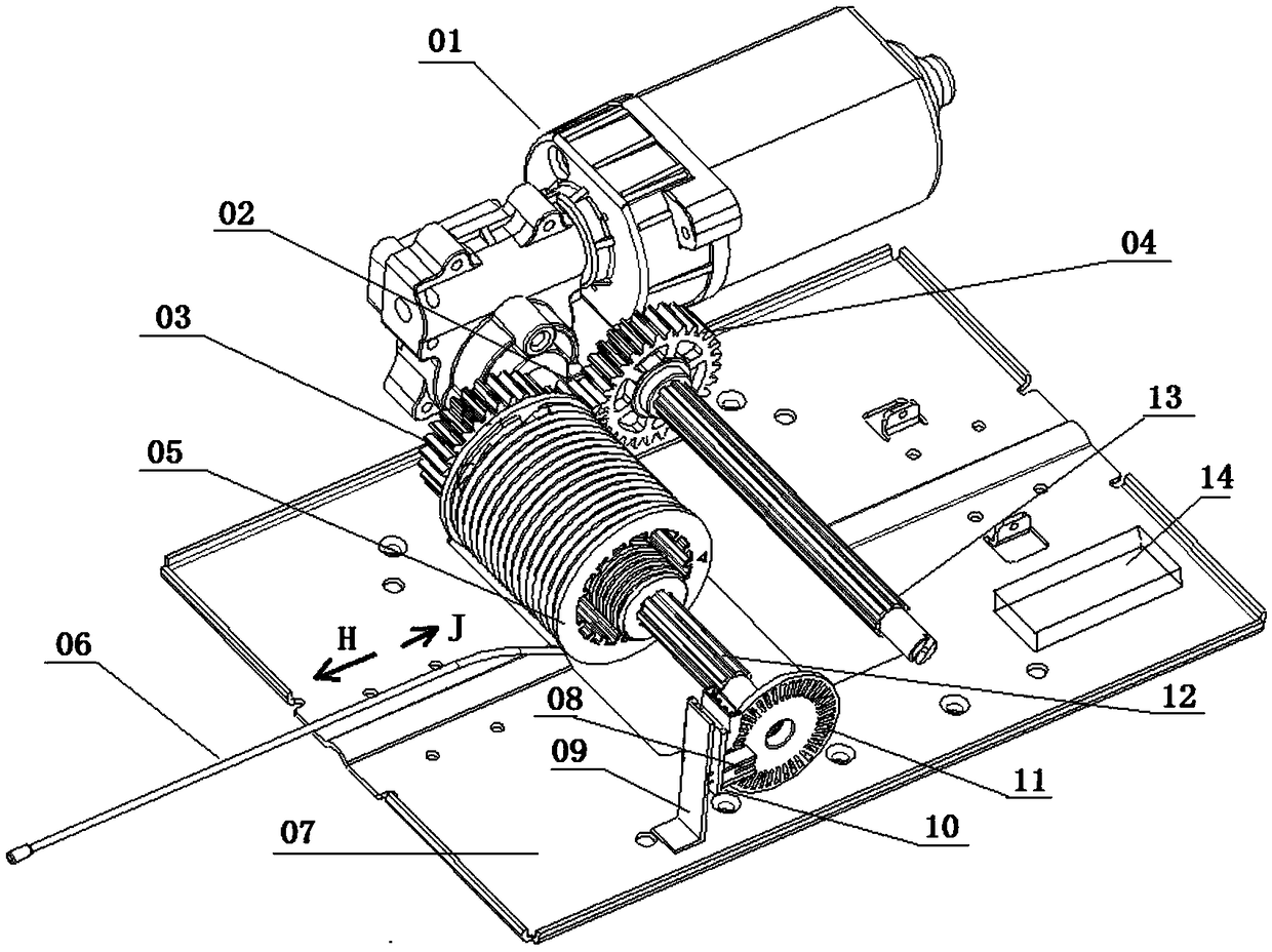 A clothes drying machine with adjustable limit stroke and its adjustment method