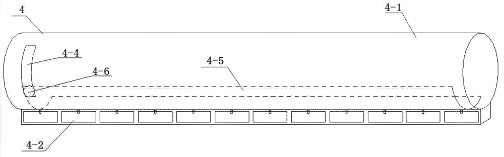 Grain size measurement barrel for seeds and application thereof