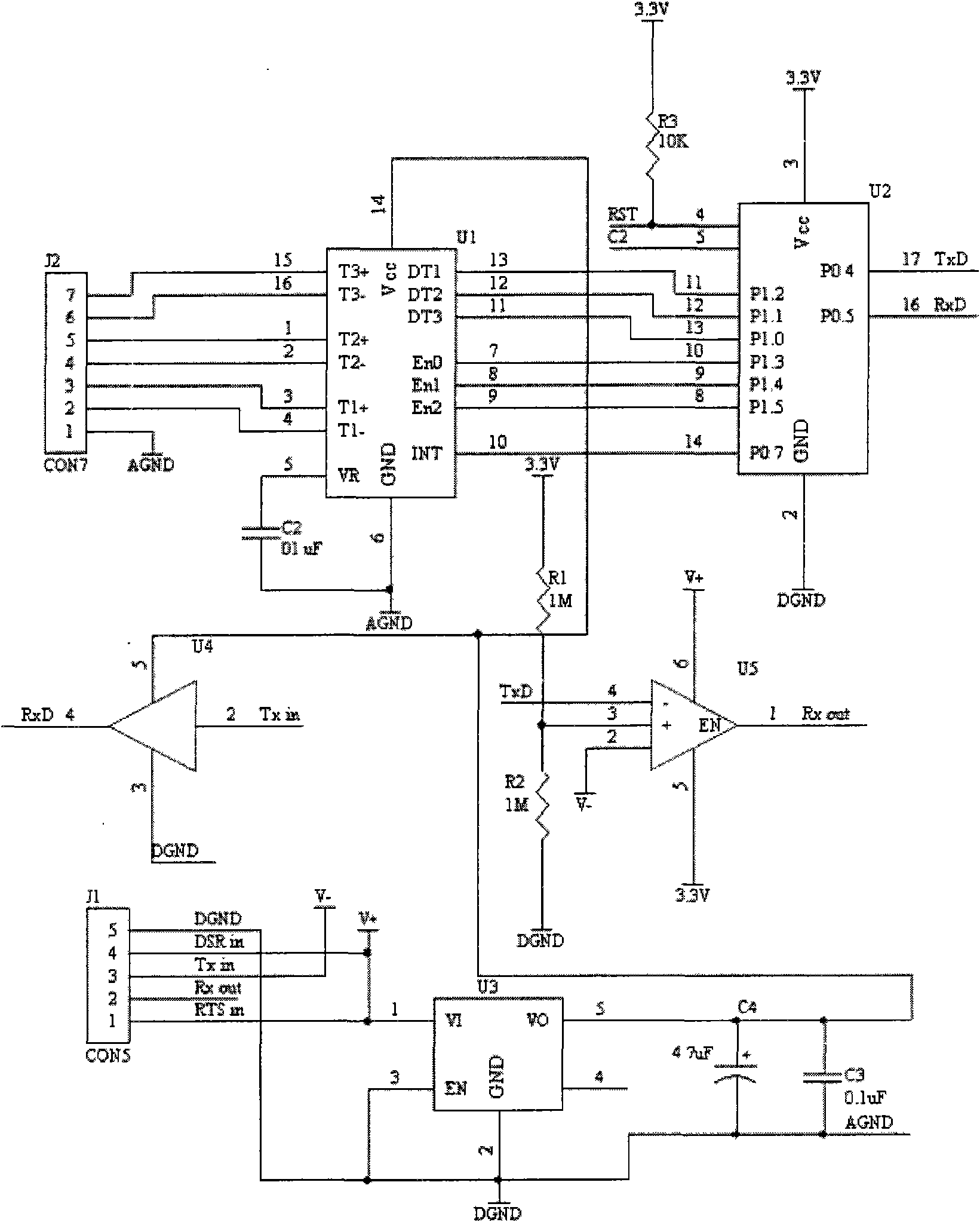 Digital magnetic head of magnetic card reader and control method thereof